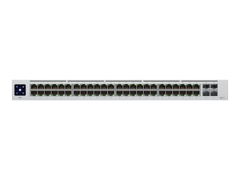UBIQUITI UniFi Standard 48 | 48-Port Gigabit Switch | Touchscreen