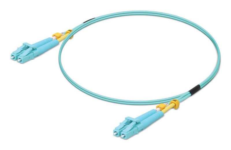 UBIQUITI UniFi OM3 Glasfaser-Patchkabel | 10 Gbps LC Duplex | 1m