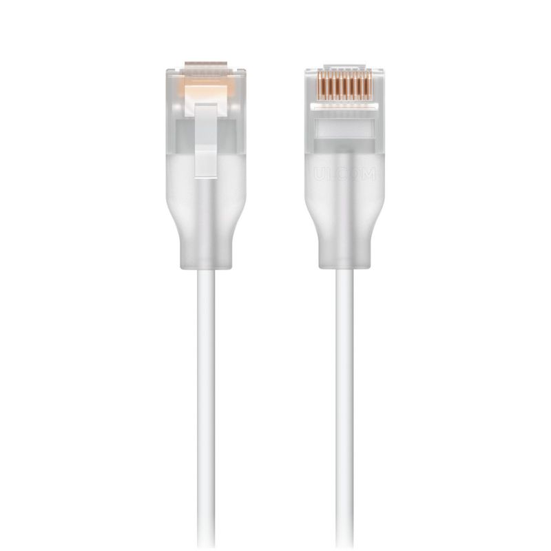 UBIQUITI UniFi Etherlighting Patch | CAT6 2m weiß | PoE++ nano-dünn