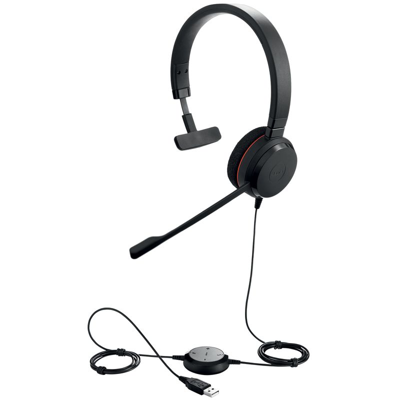 Jabra Evolve 20 MS | Mono USB Headset | MS-zertifiziert