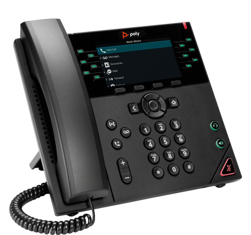HP VVX 450 | 12-Tasten VoIP-Telefon | Zoom & SIP
