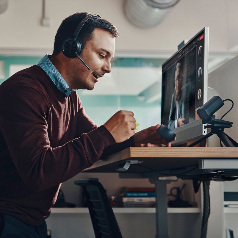 HP Poly VF2-M | Bluetooth Headset | USB-C/A