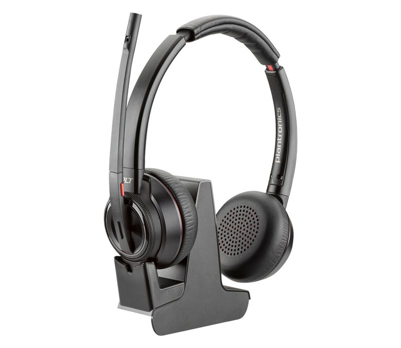 HP Poly Savi 8220 | DECT Stereo Headset | mit Ladestation