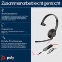 HP Poly Blackwire C5210 | Mono-Headset | USB-C