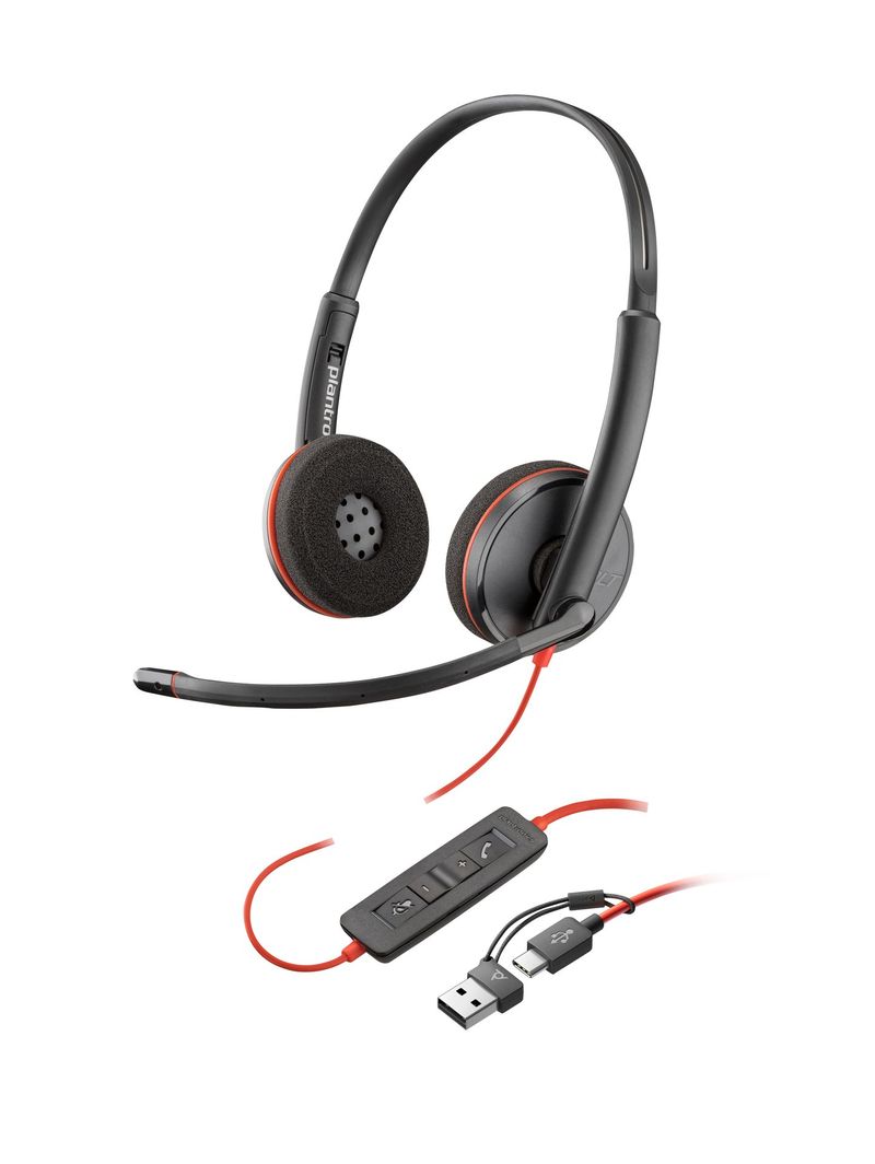 HP Poly Blackwire C3225 | On-Ear Headset | 3,5 mm