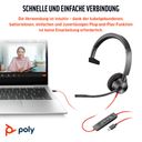 HP Poly Blackwire 3310 | Mono Headset | USB-C - Ansicht 5
