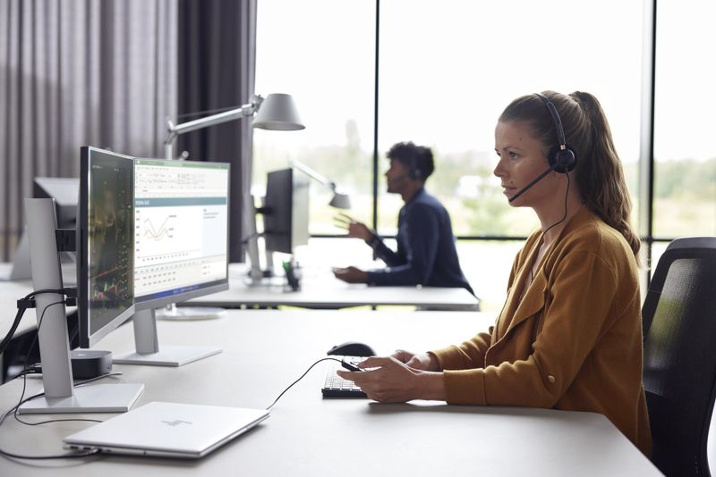 HP Poly EncorePro 520D | Binaural Headset | QD
