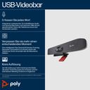 HP Poly Studio R30 | 4K Videobar | USB - Ansicht 3