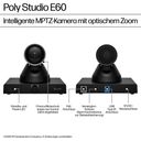 HP Poly Studio E60 | 4K PTZ Kamera | 12x Zoom - Ansicht 7