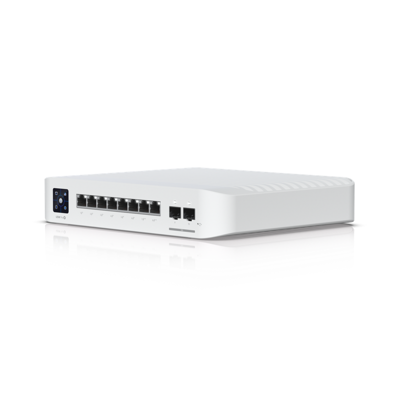 UBIQUITI UniFi Pro 8 PoE | 1.3" Display Switch | 120W PoE++