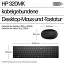 HP 320MK | Tastatur Maus Set | Ungarisch Layout - Ansicht 3