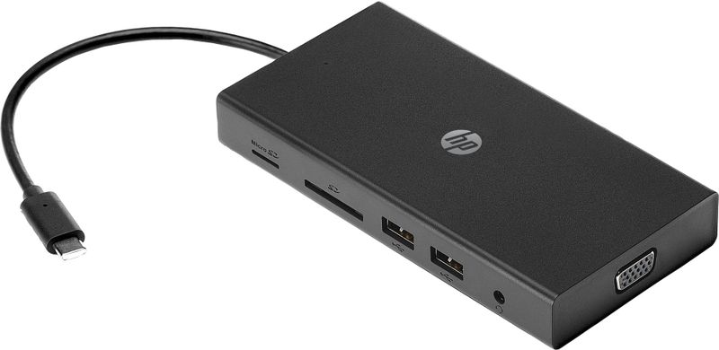 HP USB-C Multi Port Hub | 7-in-1 Reisehub | VGA+HDMI