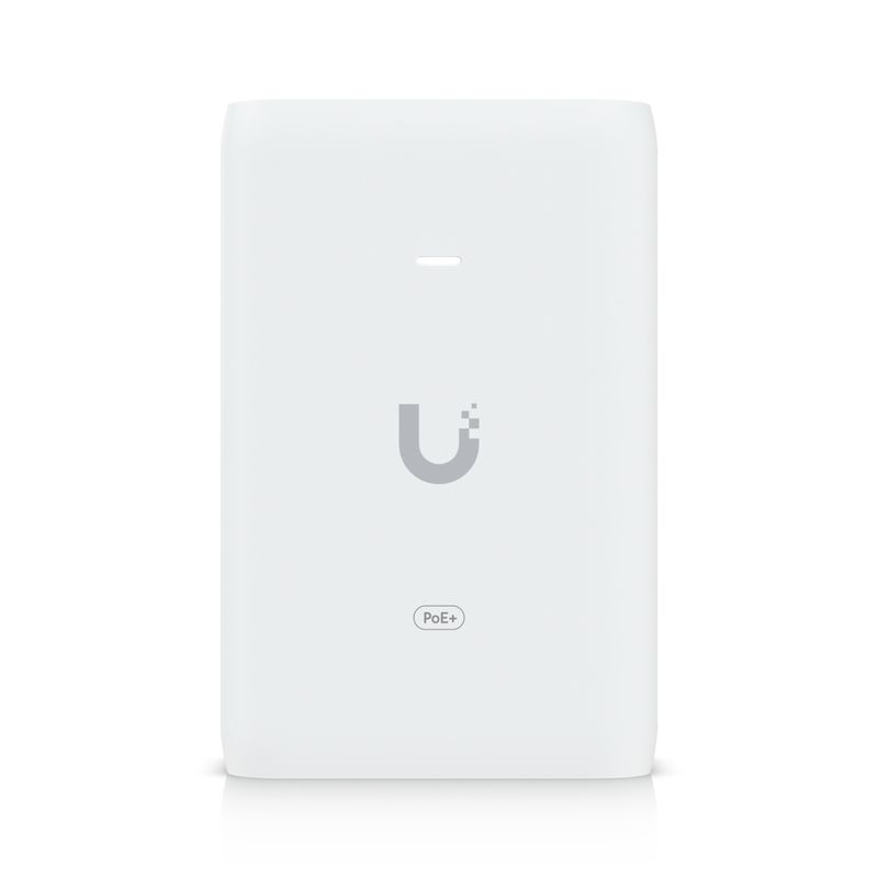 UBIQUITI UniFi PoE+ Adapter 2.5G | 30W Power Injector | IEEE 802.3at