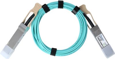 BLUEOPTICS QSFP28 AOC-Kabel | 2m 100 Gbit/s | Ubiquiti kompatibel