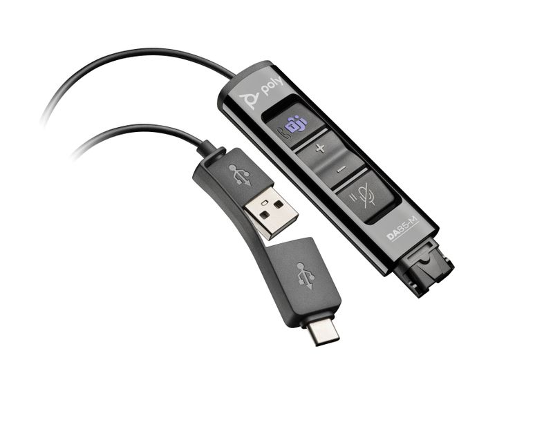 HP Poly DA85-M | USB-QD Adapter | Teams zertifiziert