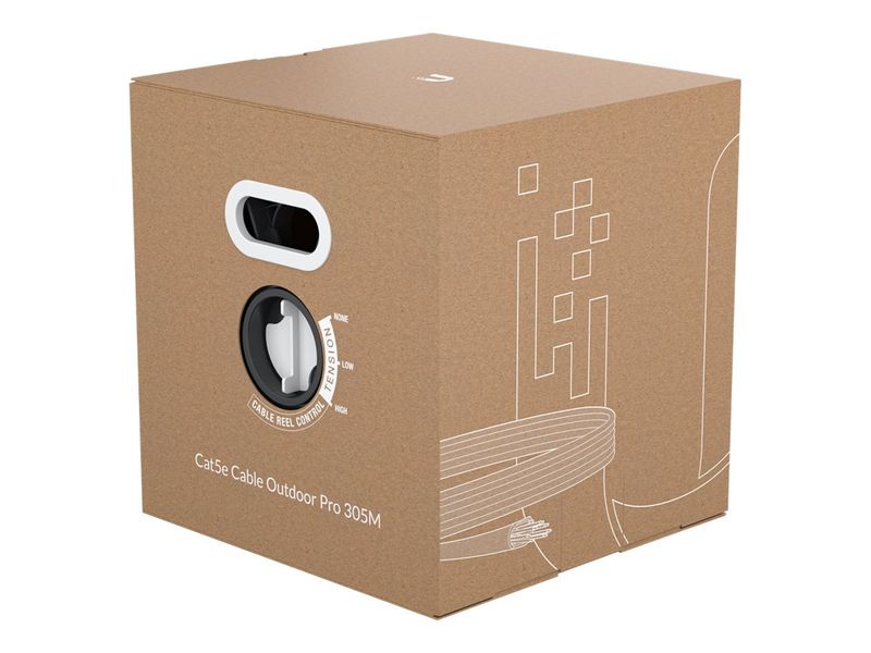 UBIQUITI UniFi Outdoor Kabel CAT5e | 305m Rolle STP | Witterungsbeständig